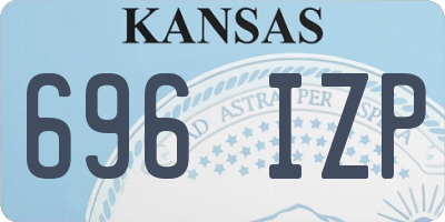 KS license plate 696IZP