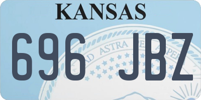 KS license plate 696JBZ