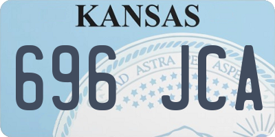 KS license plate 696JCA
