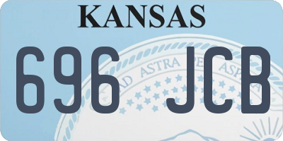KS license plate 696JCB