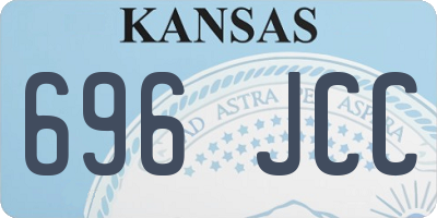 KS license plate 696JCC