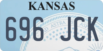 KS license plate 696JCK