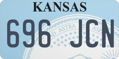 KS license plate 696JCN