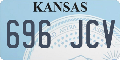 KS license plate 696JCV