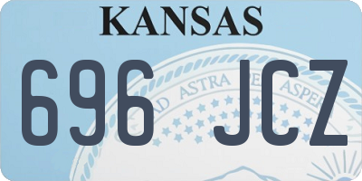 KS license plate 696JCZ