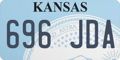 KS license plate 696JDA