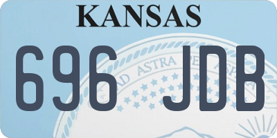 KS license plate 696JDB
