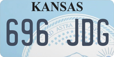 KS license plate 696JDG