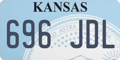 KS license plate 696JDL