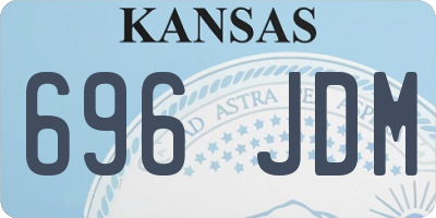 KS license plate 696JDM