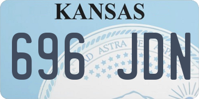 KS license plate 696JDN