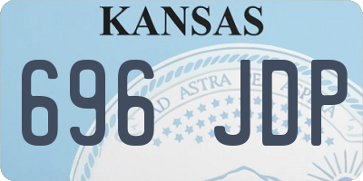 KS license plate 696JDP