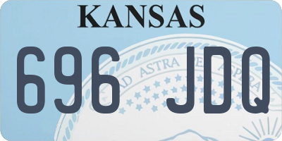 KS license plate 696JDQ