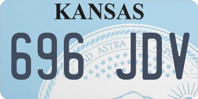 KS license plate 696JDV