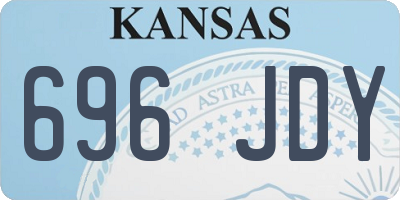 KS license plate 696JDY