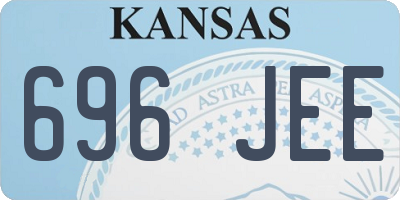 KS license plate 696JEE