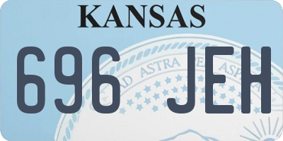 KS license plate 696JEH