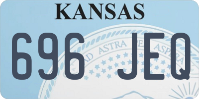 KS license plate 696JEQ