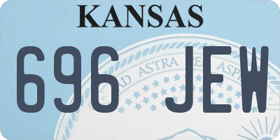 KS license plate 696JEW