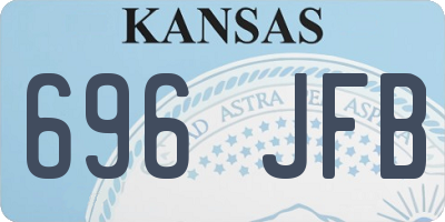KS license plate 696JFB