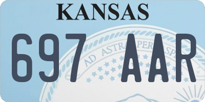 KS license plate 697AAR