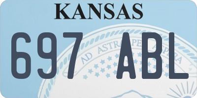 KS license plate 697ABL