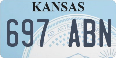 KS license plate 697ABN