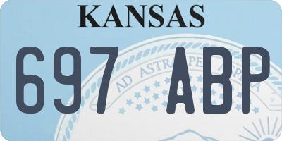 KS license plate 697ABP