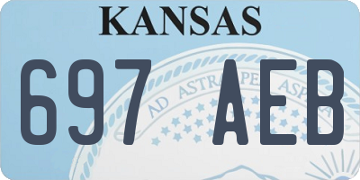 KS license plate 697AEB