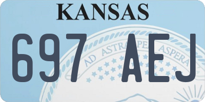 KS license plate 697AEJ