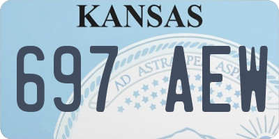 KS license plate 697AEW