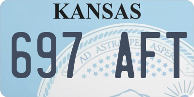 KS license plate 697AFT