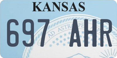 KS license plate 697AHR