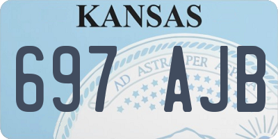 KS license plate 697AJB