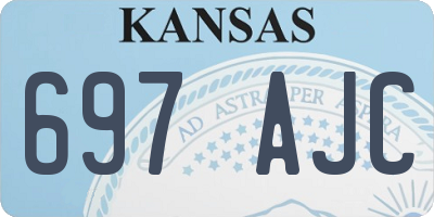 KS license plate 697AJC