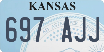 KS license plate 697AJJ