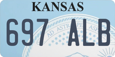 KS license plate 697ALB