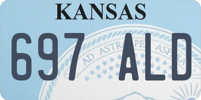 KS license plate 697ALD
