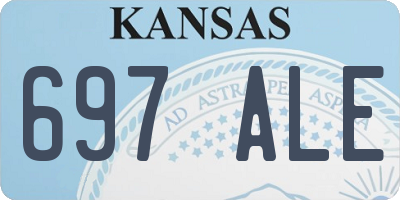 KS license plate 697ALE