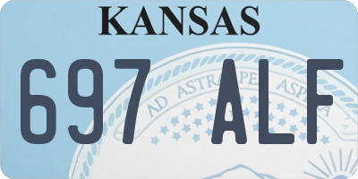 KS license plate 697ALF