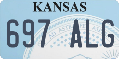 KS license plate 697ALG