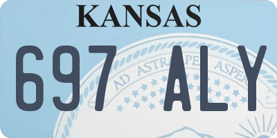 KS license plate 697ALY