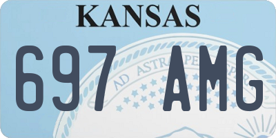 KS license plate 697AMG