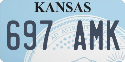 KS license plate 697AMK