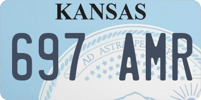 KS license plate 697AMR