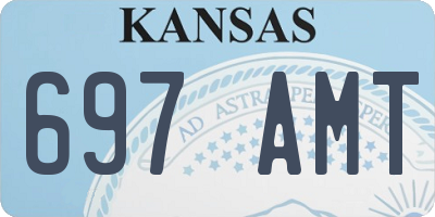 KS license plate 697AMT