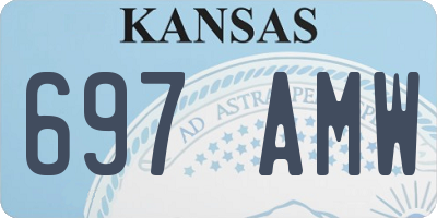 KS license plate 697AMW