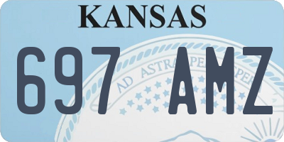KS license plate 697AMZ