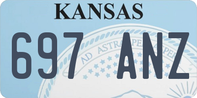 KS license plate 697ANZ