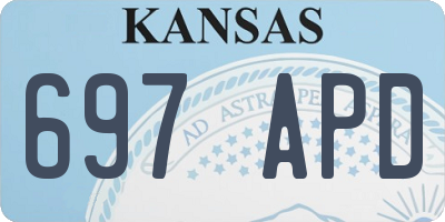 KS license plate 697APD